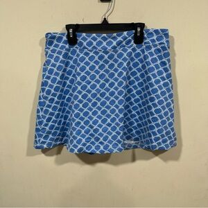 EUC Sailor-Sailor by Just Madras Seaport Sailors Knot Blue/White skirt size M